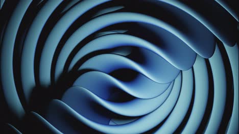 abstract blue swirling shapes