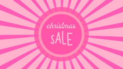 4k fondo de remolino rosado - animación de venta de navidad