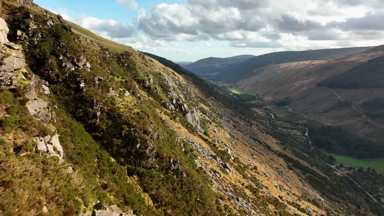 Glenmalure, Wicklow, Irlanda, Febbraio 2022