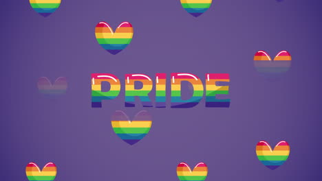 rainbow pride heart design