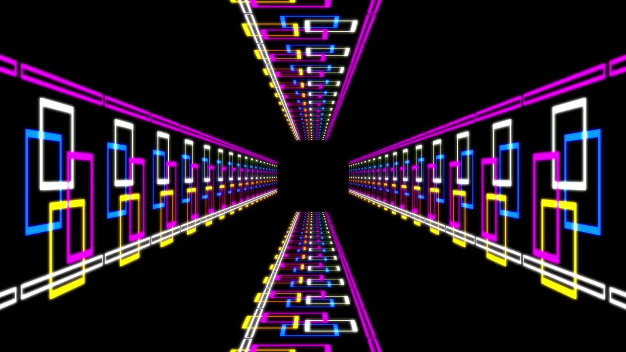 el progreso del túnel cibernético animación gráficos de movimiento