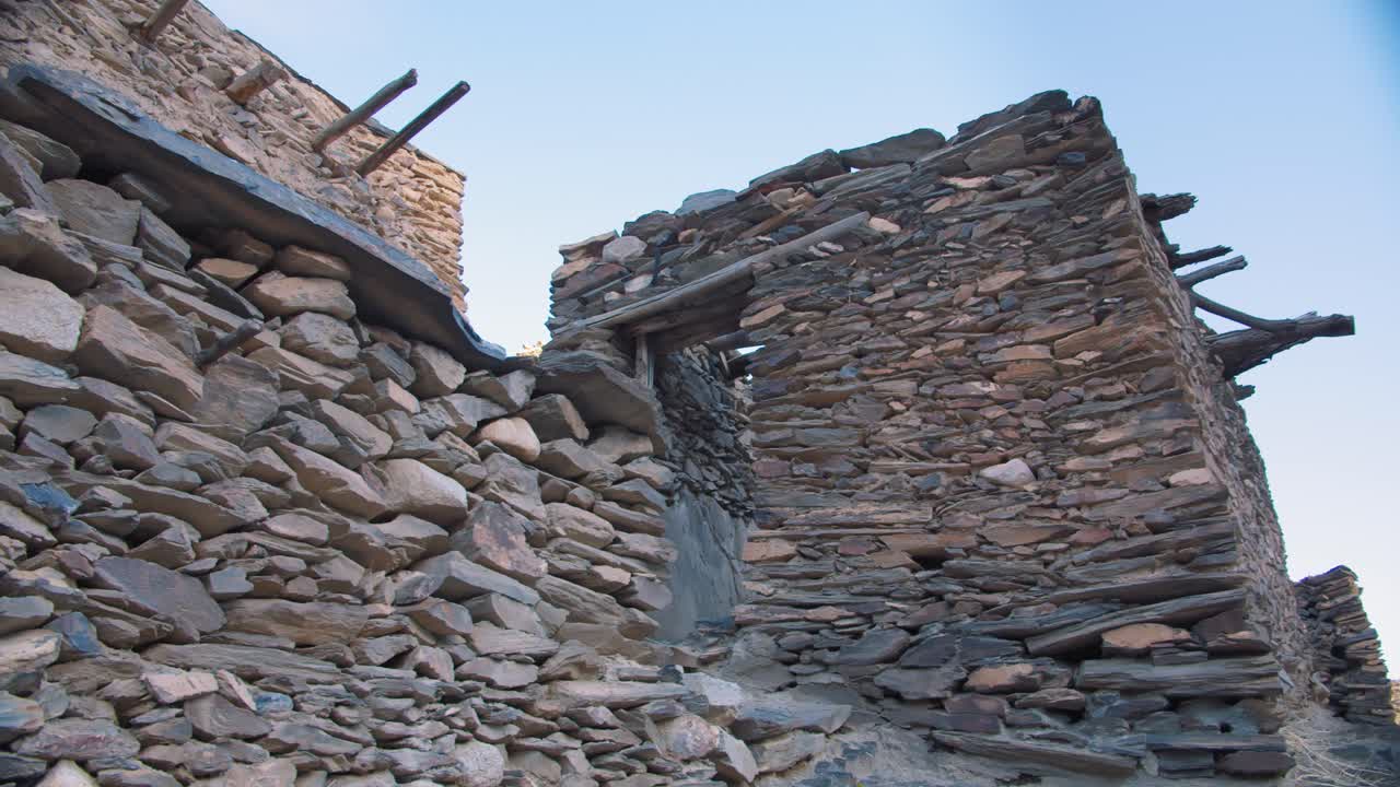 Old stone fortress in the mountains Silk Road, Sentob village Uzbekistan 12 of 22