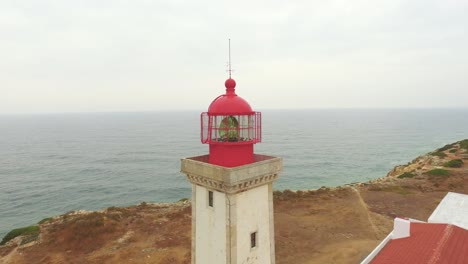 lighthouse at the ocean coast