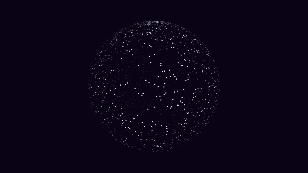 Abstract and futuristic sphere pattern with neon color