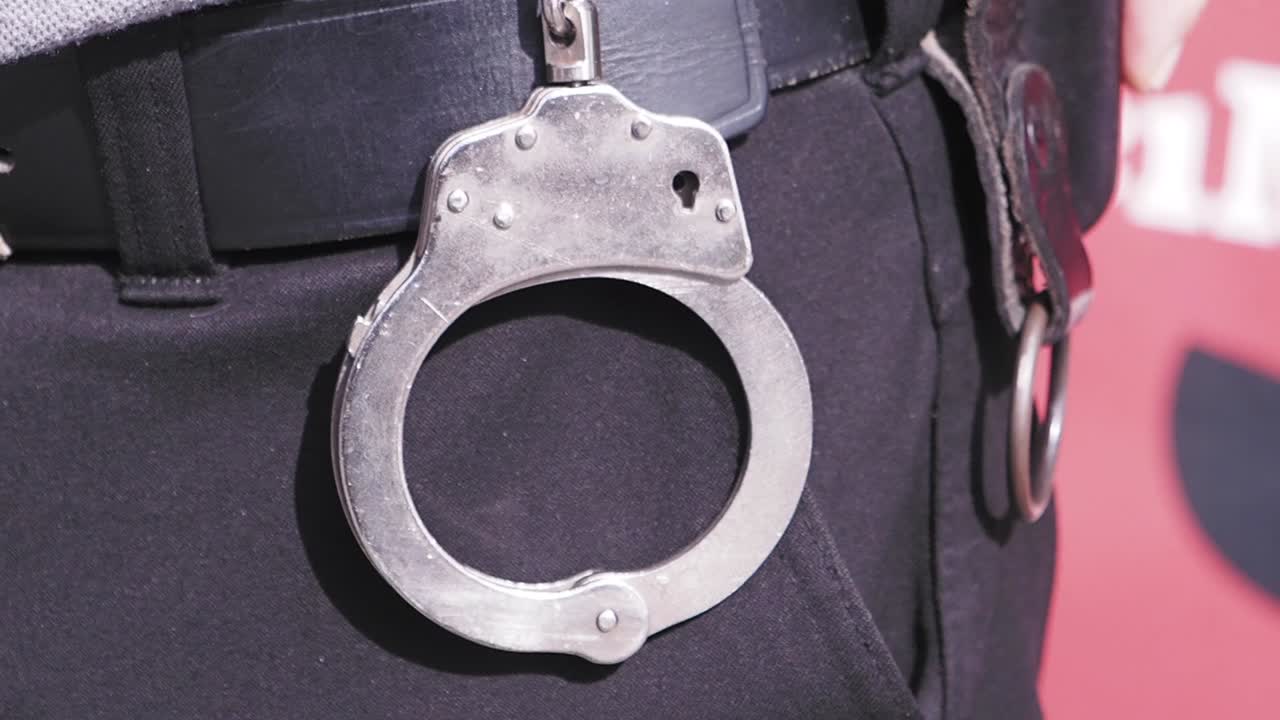 Police Officer with Handcuffs