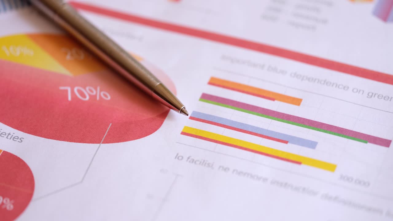 Work data document graph chart report marketing research