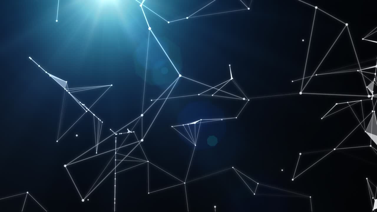 Blue Technology Abstract Background