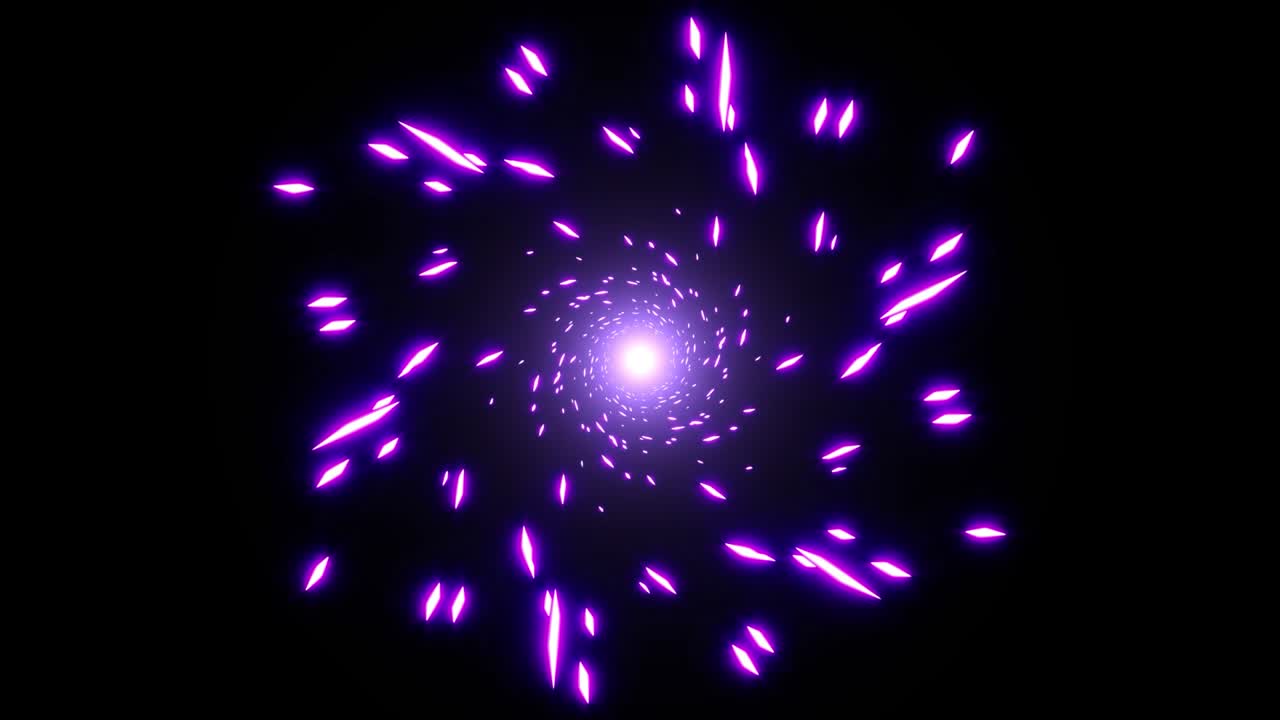 Glowing Swirl Light VJ Loop