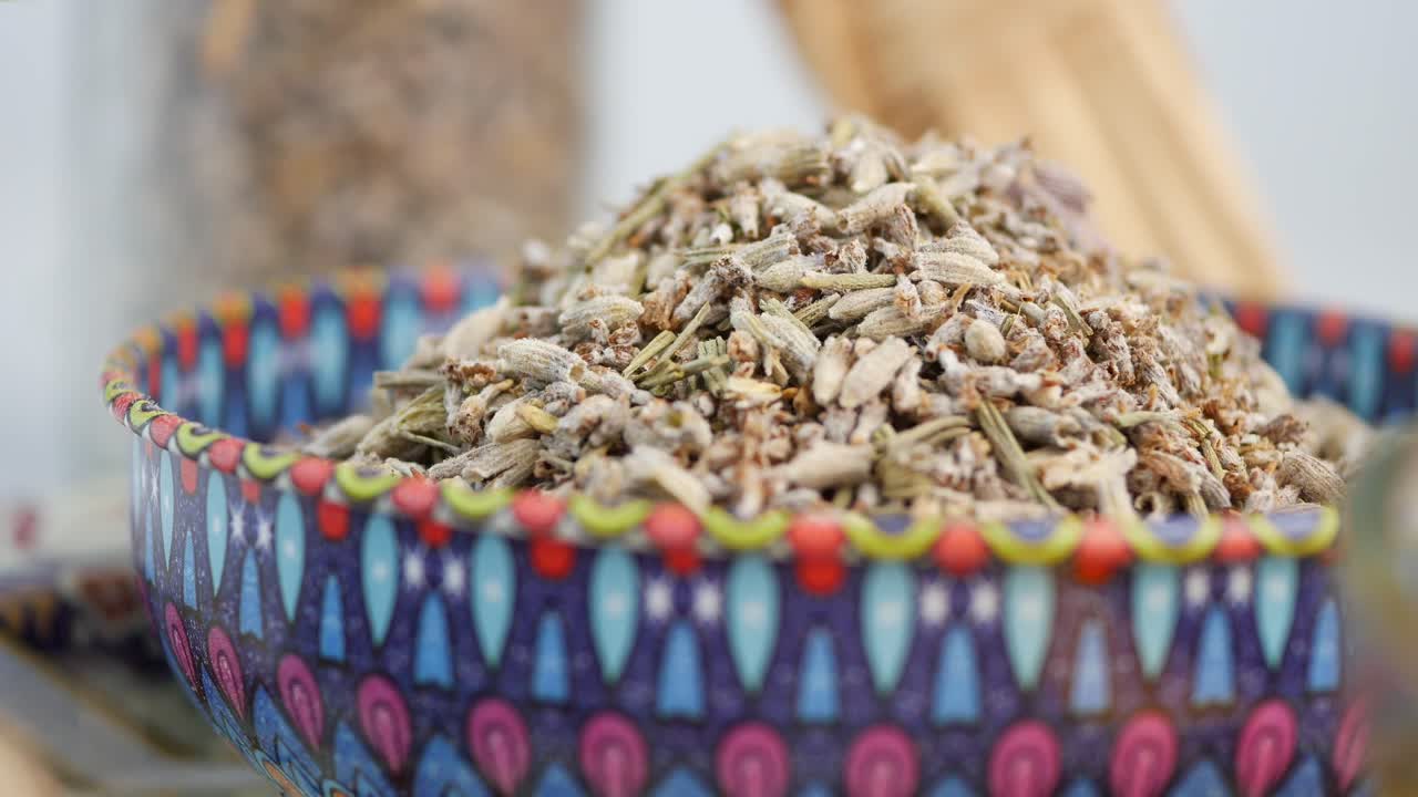 Bowl of Dried Lavender