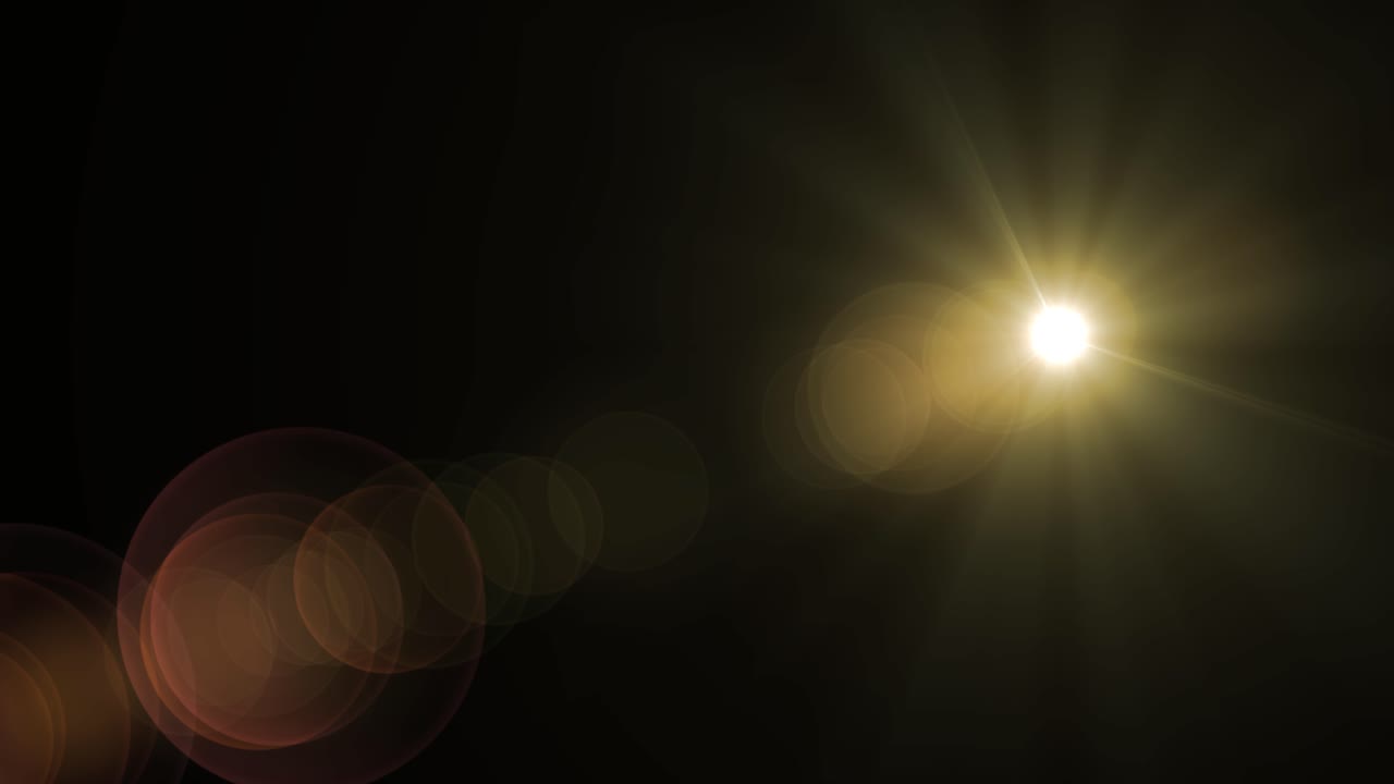 Sovrapposizione Flare Lente 4K
