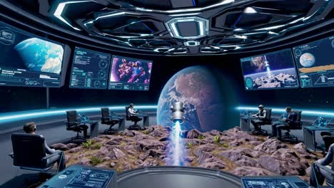 mission control - space launch