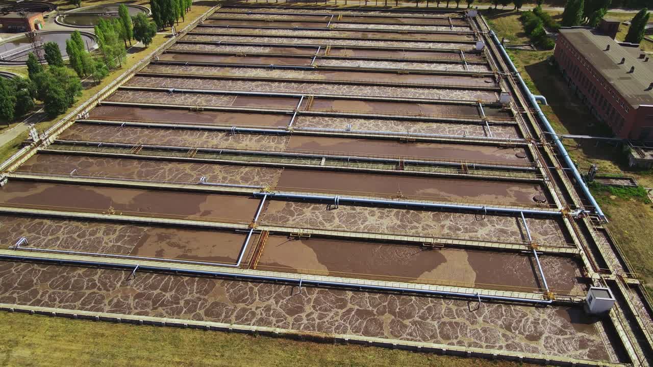 planta de tratamiento de aguas residuales para reciclar aguas residuales sucias