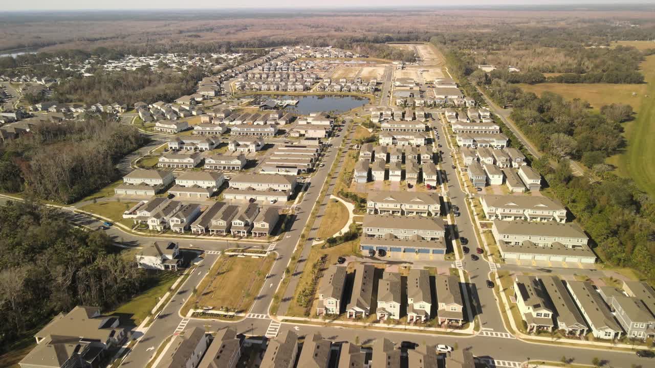 Drone Flying Towards Neighborhood in Florida