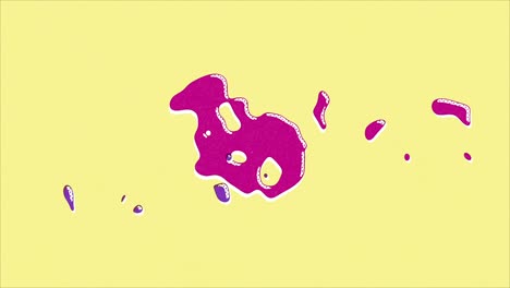 vacunación, animación colorida con tinta de estilo retro