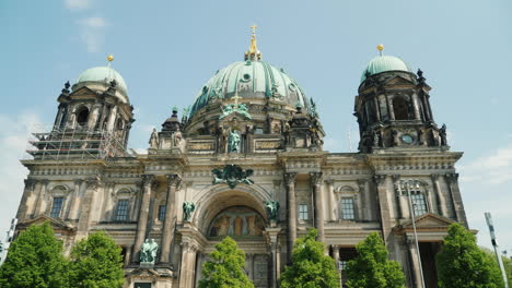 berlin cathedral on a clear spring day