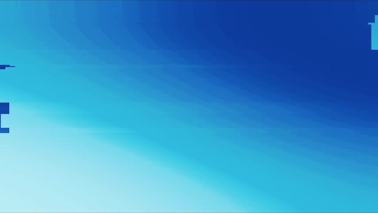Latar Belakang Biru Abstrak dengan Efek Glitch Digital