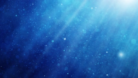 abstract background with dynamic blue beams and bubbles in turbulent motion - dynamic underwater scene – glowing turquoise rays and fluid patterns
