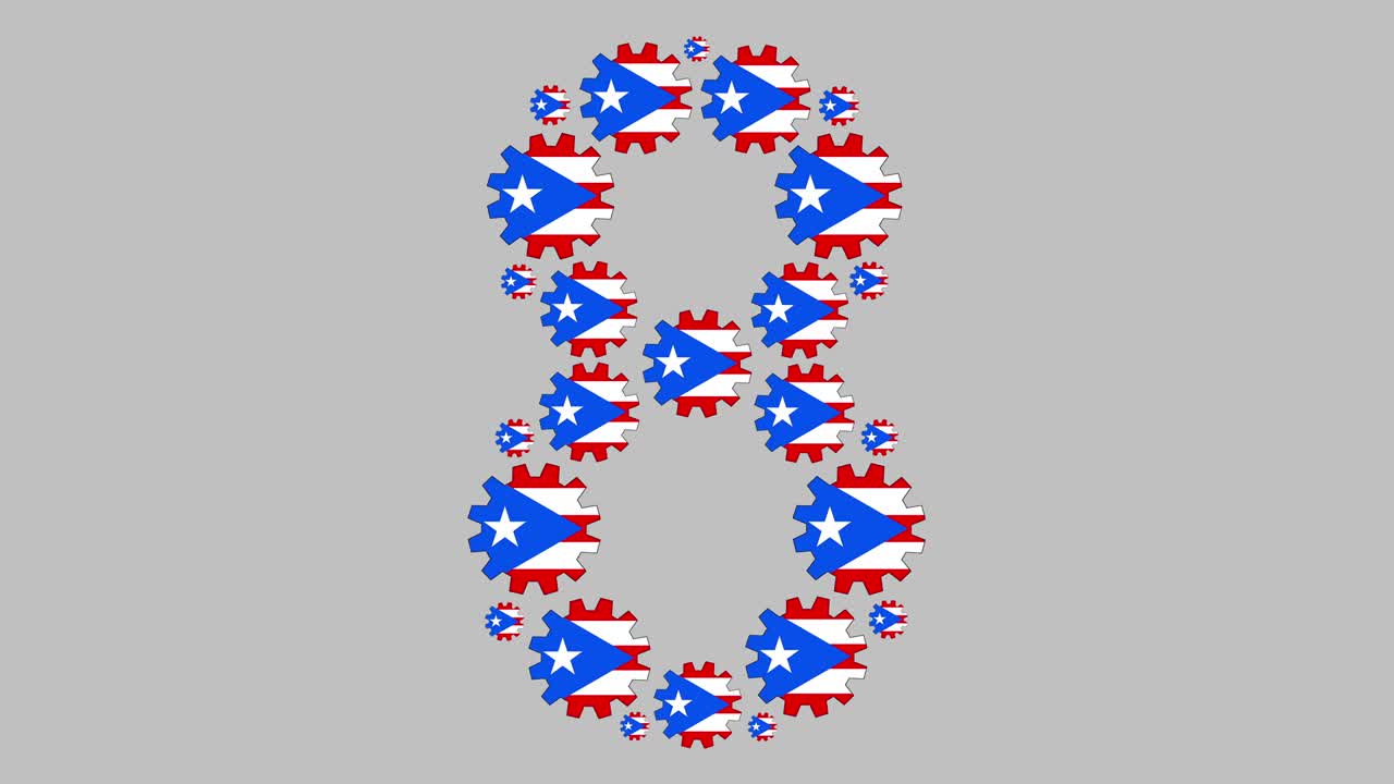 Puerto rican number eight