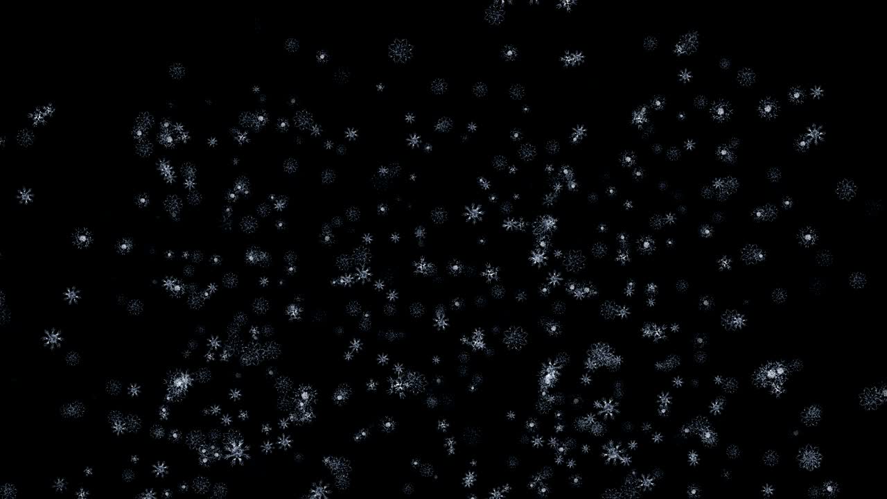 떨어지는 눈송이 눈