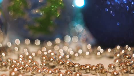 christmas decorations bokeh background