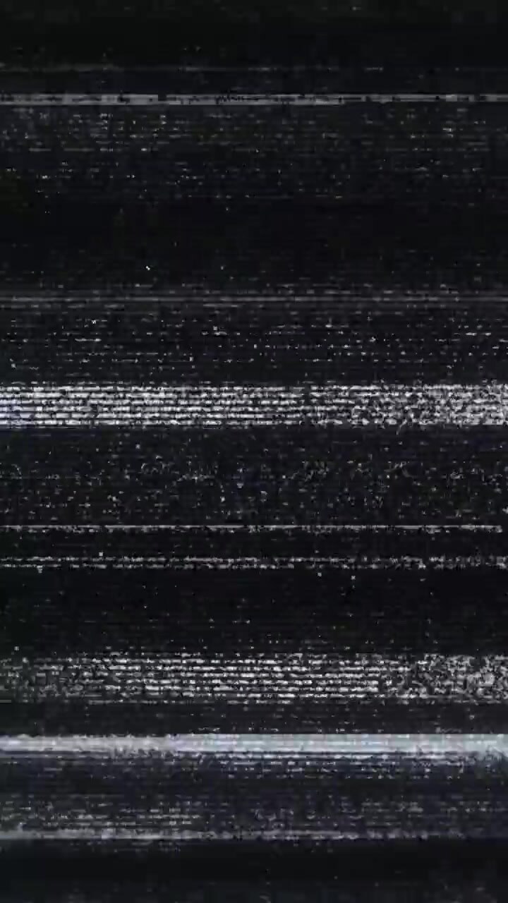 Abstract Black and White TV Static Interference