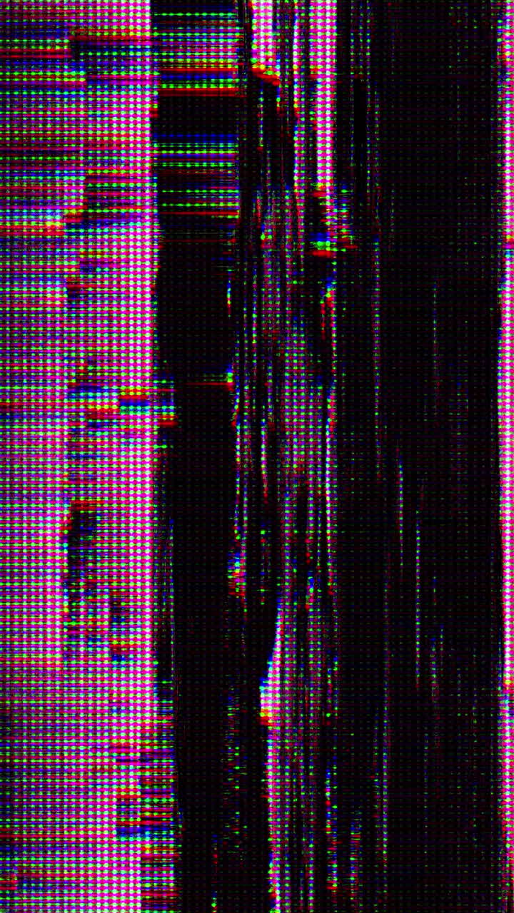 Abstract Digital Glitch Noise and Pixel Distortion