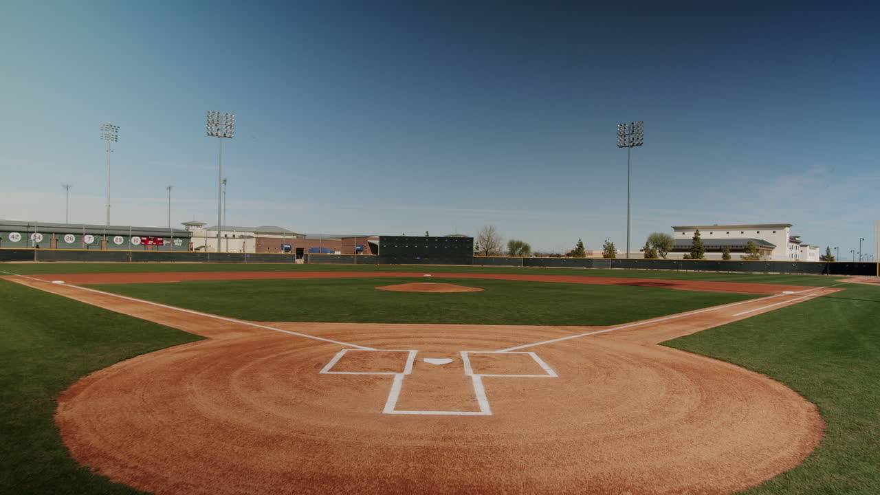 Baseball Field on a Sunny Day