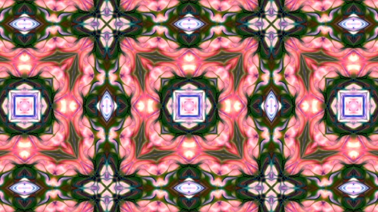 movimiento de fondo de kaleidoscopio abstractamente colorido