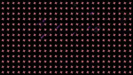 animación de formas que se mueven sobre un fondo negro