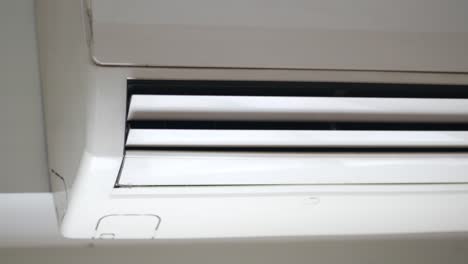 close-up of an air conditioner unit