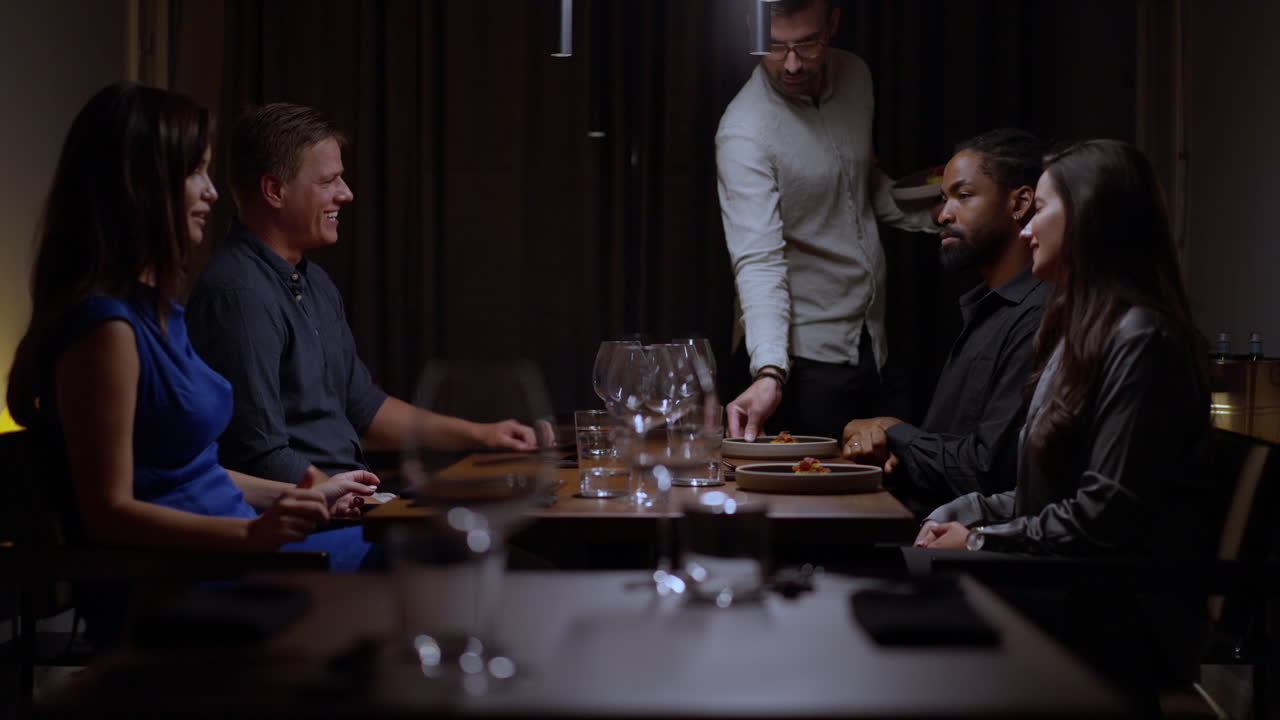 Dinner at a Restaurant