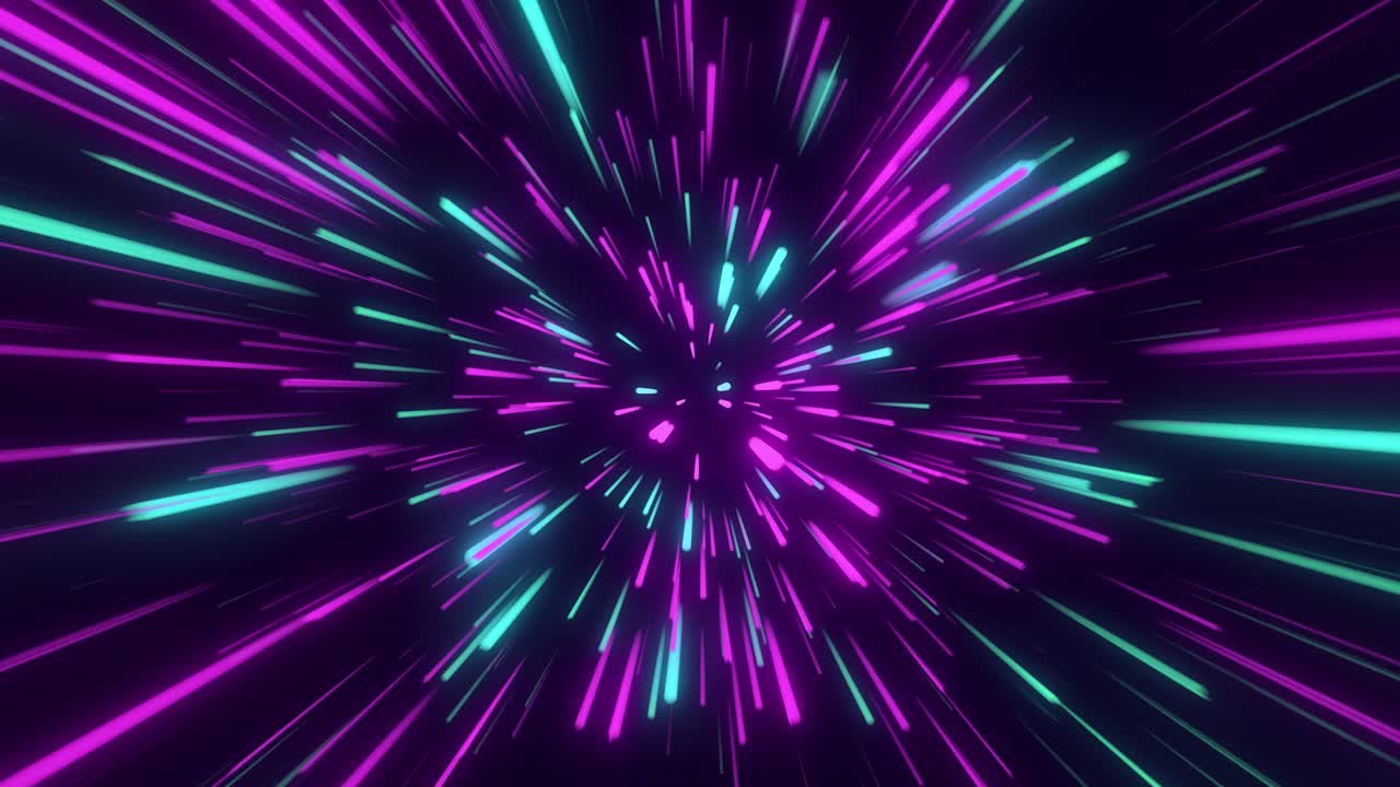 High Speed ​​Flying Lines 3d Luxury Animation in Seamless Looping Traffic