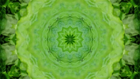 kaleidoscopio secuencia de bucle sin costuras fondo de movimiento abstracto