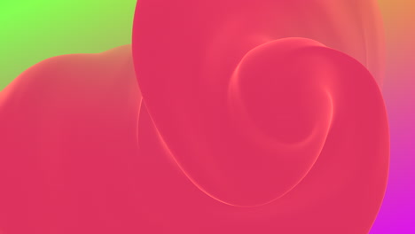 misterioso objeto rojo curvo intrigante renderización en 3d