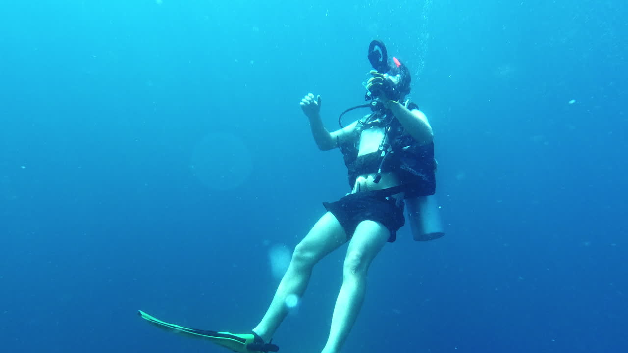 me sumerjo para vivir.