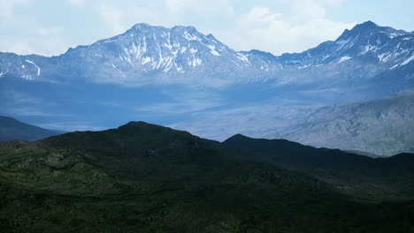 beautiful panoramic view of the mountains