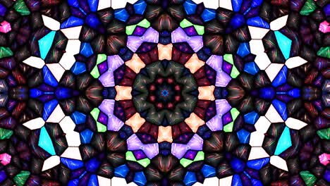 abstract kaleidoscope shining beautiful red blue line smooth motion with shining light motion