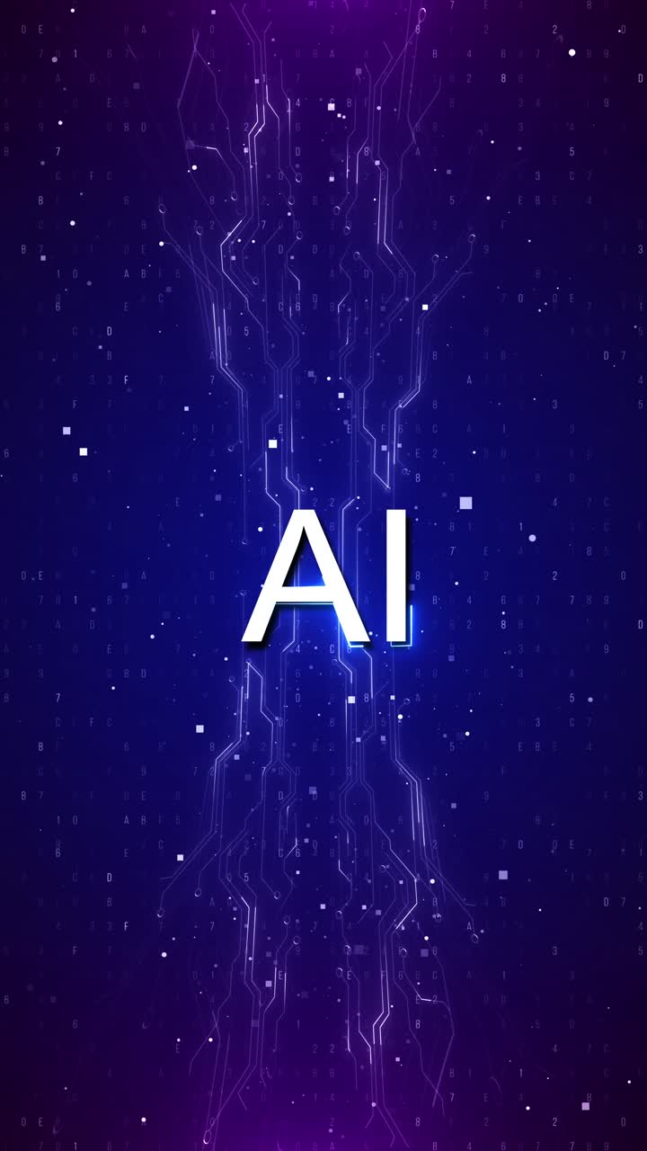 Chip di elaborazione AI integrato in scheda a circuito stampato high-tech, intelligenza artificiale, scheda a circuito AI