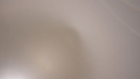 blurred interior scene with light reflections
