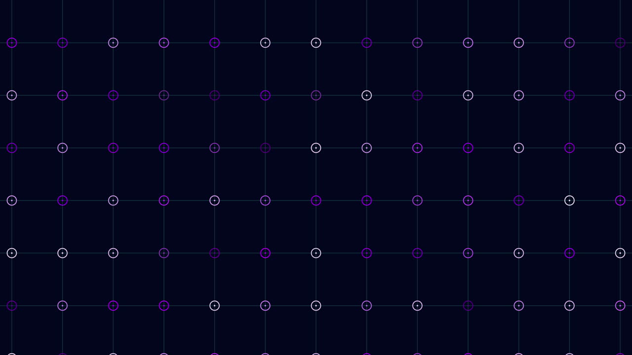 Rings and dots pattern with neon color 2