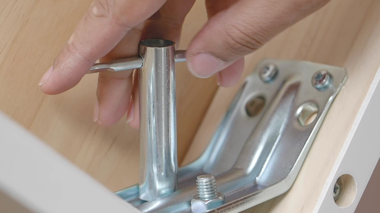 Assembling Furniture with Metal Brackets