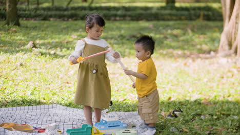 kids playing at the park