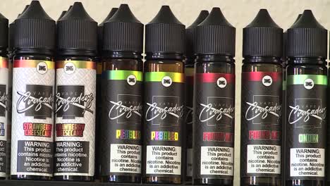 VAPING-FLAVORED-LIQUIDS-ON-STORE-SHELF