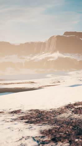 snowy mountain landscape
