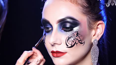 dramatic face painting and makeup