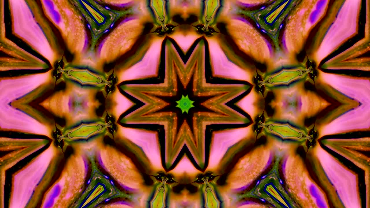 movimiento de fondo de kaleidoscopio abstractamente colorido