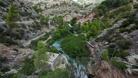 Luftaufnahme-über-Das-Ornithologische-Observatorium-El-Cabrito-In-Tafira,-Spanien