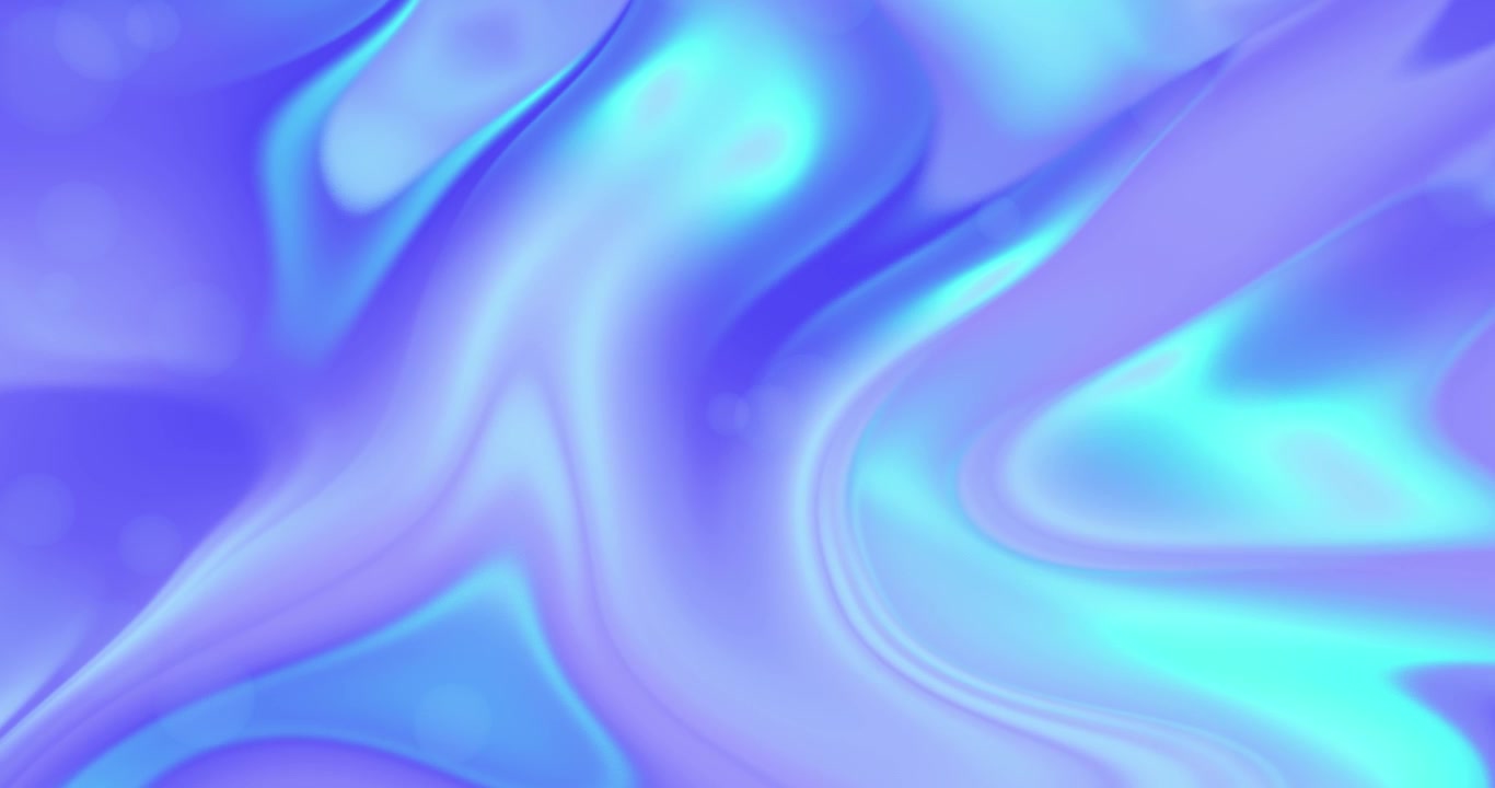 Abstract Iridescent Blue and Purple Wavy Fluid Background