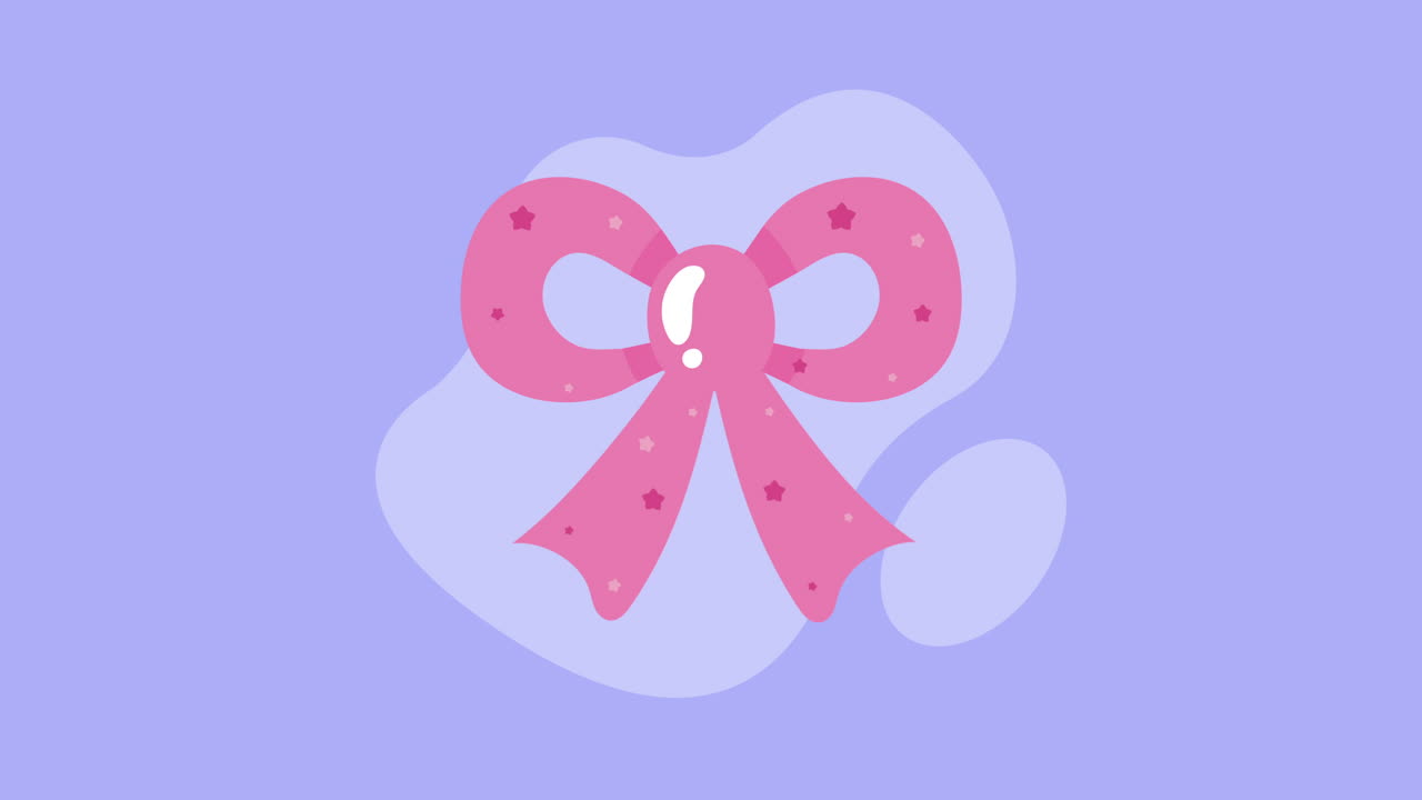 별이 있는 분홍색 활