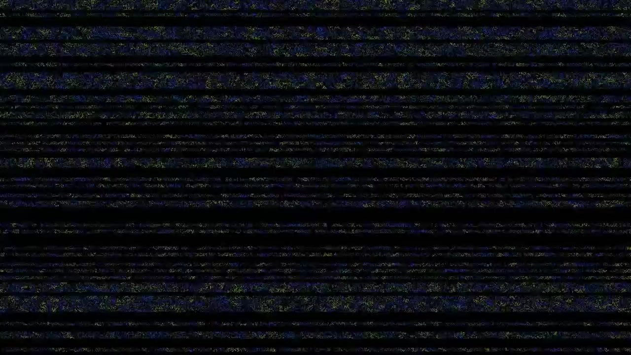 Digital Glitch and Static Noise Effect